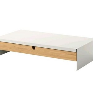 이케아 모니터스탠드 서랍형 책상정리 47x26x10 엘로벤