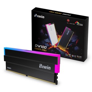 [공식수입사] Biwin DDR5-6000 CL28 DW100 RGB 블랙 패키지 (48GB(24Gx2)) 코잇
